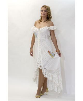 VESTIDO LUCIA  BOHO BLANCO