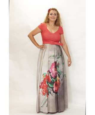 VESTIDO CLAUDIA  LARGO    NURIBEL