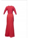 VESTIDO  ALMAGRO  LARGO ROJO     VICKY MARTIN BERROCAL