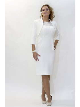 VESTIDO SHEILA  CORTO BLANCO    CABNOTINE