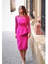 VESTIDO CELINE  MIDI BUGANVILLA