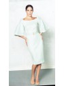 VESTIDO BAZA MIDI AGUA MARINA    NURIBEL
