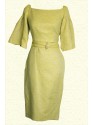 VESTIDO BAZA MIDI AGUA MARINA    NURIBEL