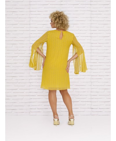 VESTIDO GENO CORTO AMARILLO      NURIBEL