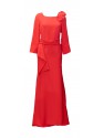 VESTIDO NUNA  LARGO ROJO