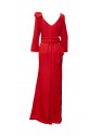 VESTIDO NUNA  LARGO ROJO