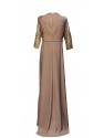 VESTIDO CHENOA  LARGO ROSA NUDE