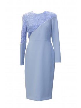 VESTIDO SARA  MIDI  AZUL  VICKY MARTIN BERROCAL