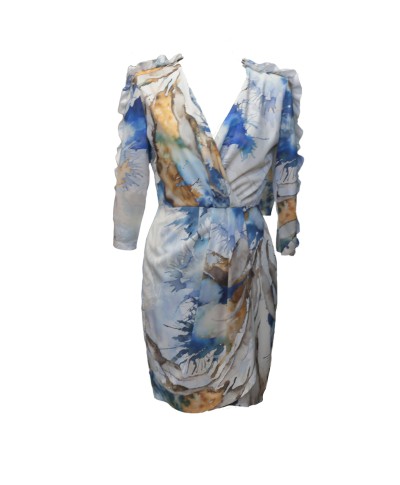 VESTIDO KATE  COTO ESTAMPADO MARGARITA MUÑOZ