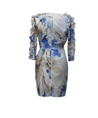 VESTIDO KATE  COTO ESTAMPADO MARGARITA MUÑOZ