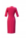 VESTIDO KIRON  MIDI FUCSIA   ROLE MOLE