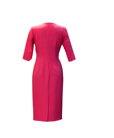 VESTIDO KIRON  MIDI FUCSIA   ROLE MOLE