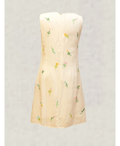 VESTIDO FRANCIA  CORTO BLANCO