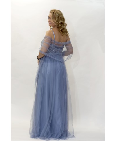VESTIDO PERU  LARGO AZUL    CABOTINE