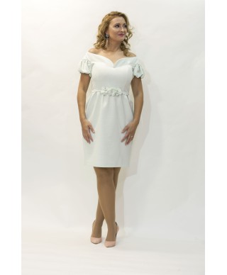 VESTIDO LOLES  CORTO VERDE AGUA   CABOTINE
