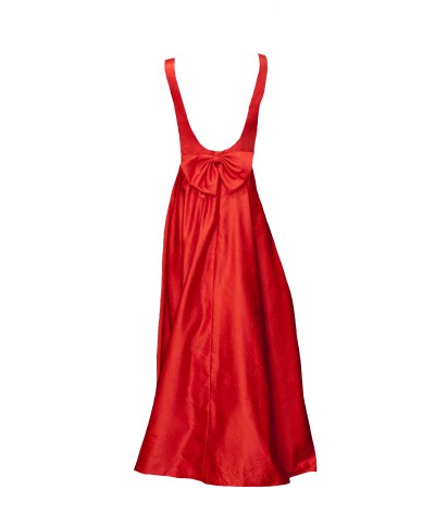 VESTIDO CAROLINA LARGO ROJO   X&M