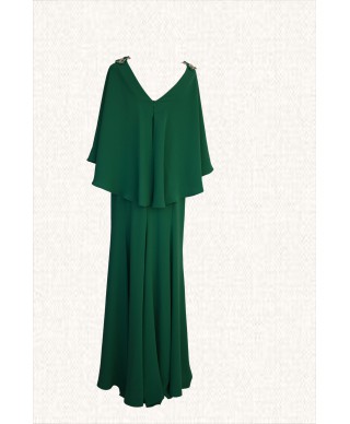 VESTIDO VIV  LARGO VERDE