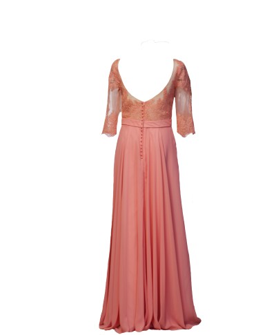 VESTIDO TOSCONA LARGO CORAL  JOYCE