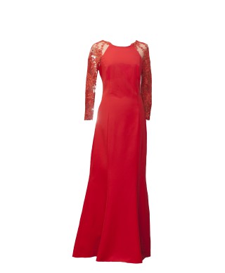 VESTIDO FUJILIANA  LARGO ROJO   X&M