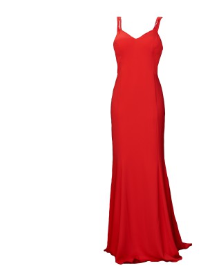 VESTIDO GAIA   LARGO ROJO    CABOTINE