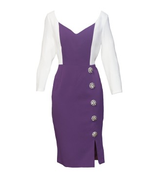 VESTIDO ZEUS    CORTO LILA 