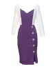VESTIDO ZEUS    CORTO LILA 