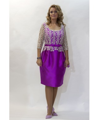 VESTIDO NIEVES  MIDI LILA   CABOTINE