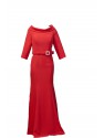 VESTIDO CLAUDIA  LARGO ROJO   INVITATION BY VENI
