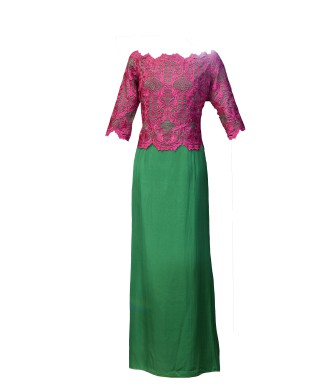 VESTIDO JUANA  LARGO NACHO BUENO