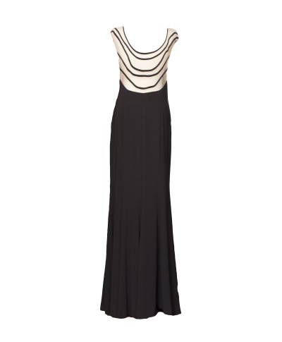 VESTIDO CRIS  LARGO NEGRO  CABOTINE