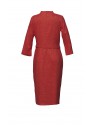 VESTIDO PELENOPE  MIDI ROJO  NURIBEL
