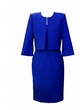VESTIDO VICKY  CORTO AZUL KLEIN  CABOTINE