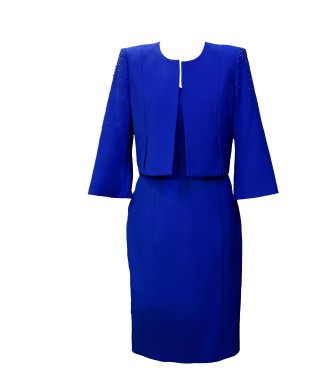 VESTIDO VICKY  CORTO AZUL KLEIN  CABOTINE