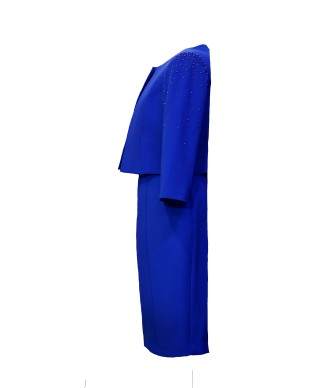VESTIDO VICKY  CORTO AZUL KLEIN  CABOTINE