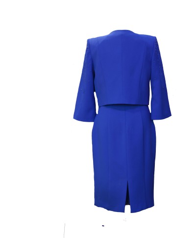 VESTIDO VICKY  CORTO AZUL KLEIN  CABOTINE