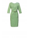 VESTIDO TAILOR  MIDI VERDE  NURIBEL