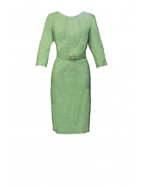 VESTIDO TAILOR  MIDI VERDE  NURIBEL