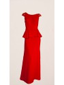 VESTIDO BEJARIN LARGO ROJO   ESPERANZA GARCIA