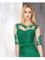 VESTIDO CORDOBA LARGO VERDE