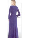 VESTIDO CANALES  LARGO AZUL KLEIN