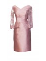 VESTIDO SEVILLA MIDI ROSA 