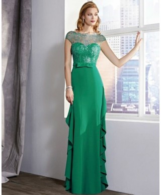 VESTIDO VENUS  LARGO VERDE