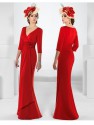 VESTIDO KIRON  LARGO ROJO  