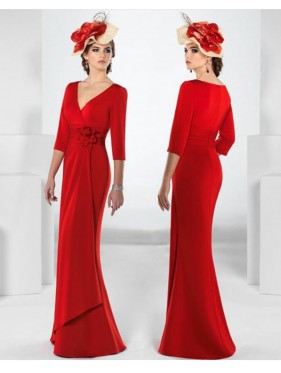 VESTIDO KIRON  LARGO ROJO  