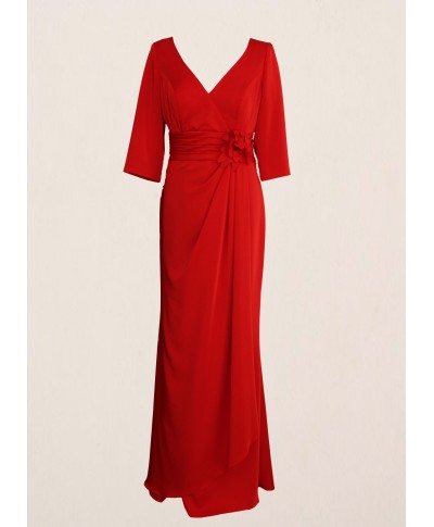 VESTIDO KIRON  LARGO ROJO  