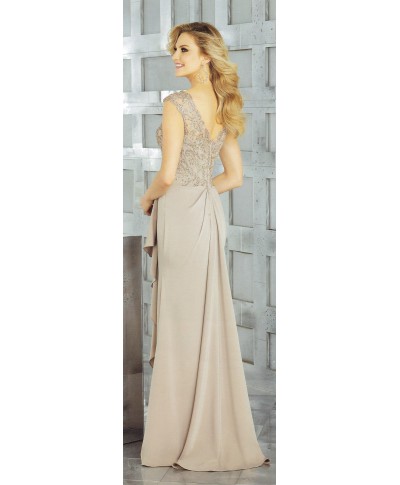 VESTIDO SOL LARGO GRANATE   MGNY