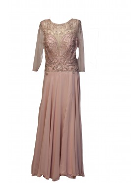 VESTIDO GRAZIELE  LARGO ROSA   EVASSE