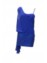 VESTIDO SELENA  CORTO  AZUL KLEIN CABOTINE