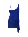 VESTIDO SELENA  CORTO  AZUL KLEIN CABOTINE