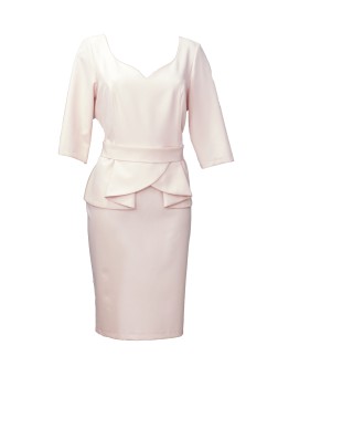 VESTIDO ROSA MIDI ROSA  ROLE MOLE
